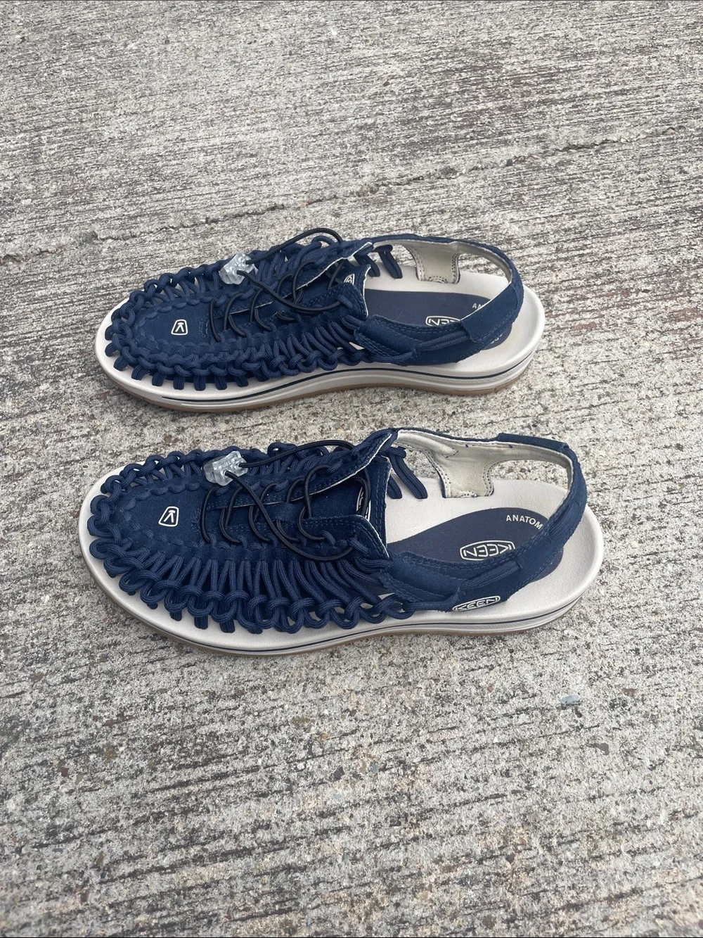 Keen Men's Navy Woven Rope Sandals